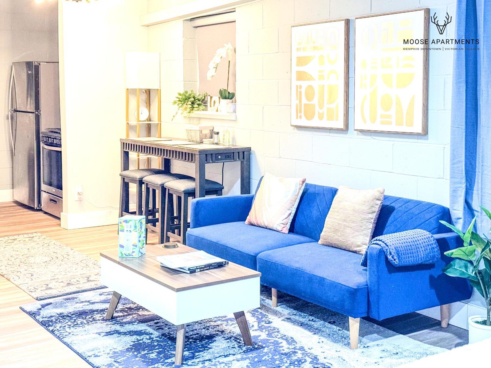 דירות ממפיס The Moose #12 - Brand New Modern Luxe Loft With Free Parking, King Bed & Fast Wifi מראה חיצוני תמונה